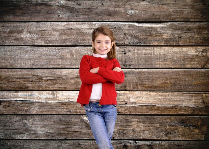 Dudaacvt 7x5ft Brown Wood Backdrop Photography Backdrop Wood Floor Wall Background Newborn Baby Photo Backgrounds for Photography Studio Home Decoration D339 - Image 5